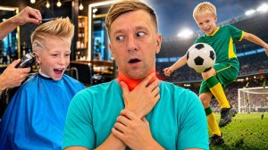 Ужасно Болит ГОРЛО / Новые Стрижки / Даню Взяли на Футбол!