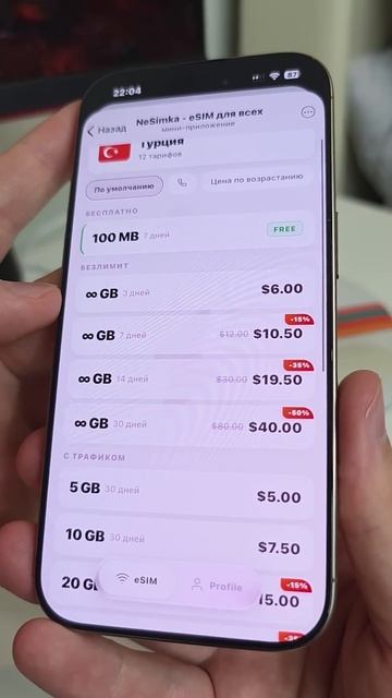 Интернет за границей в путешествиях через e-sim