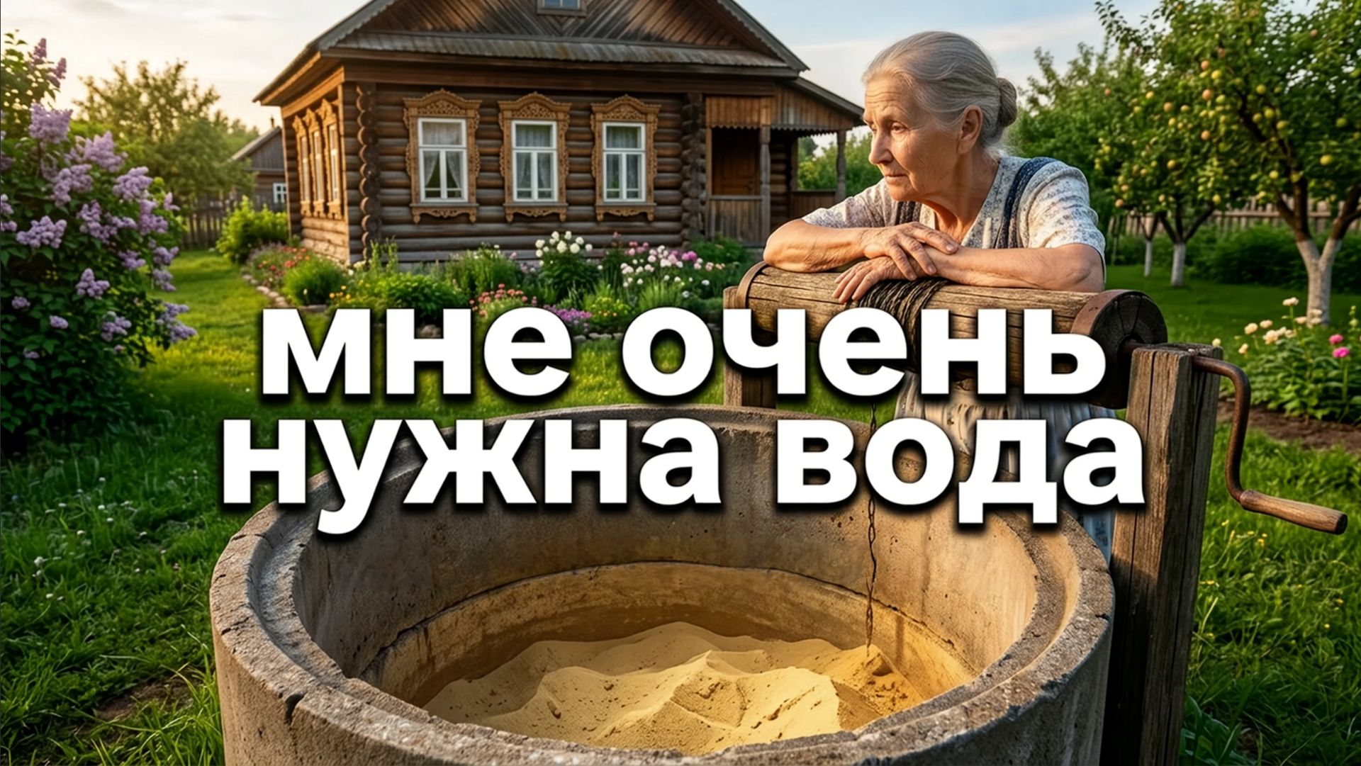 Позвонила бабушка и сказала мне тоже очень нужна вода!