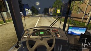 Bus  Driver Simuliator  Ночная смена Смотрим за пешеходами!