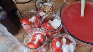 Готовим очень вкусный томатный сок в автоклаве.