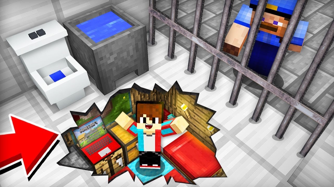 Я ПОСТРОИЛ СЕКРЕТНЫЙ ДОМ В ТЮРЬМЕ В МАЙНКРАФТ | Компот Minecraft смотреть онлайн