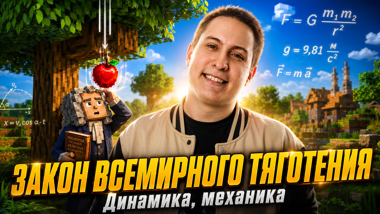 Закон всемирного тяготения | Динамика | Механика | Физика ОГЭ | Умскул