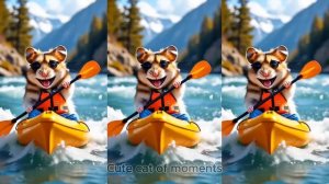 Видео с милыми танцующими животными (P2) #кошачий танец #кот #aicat #videoai #котенок