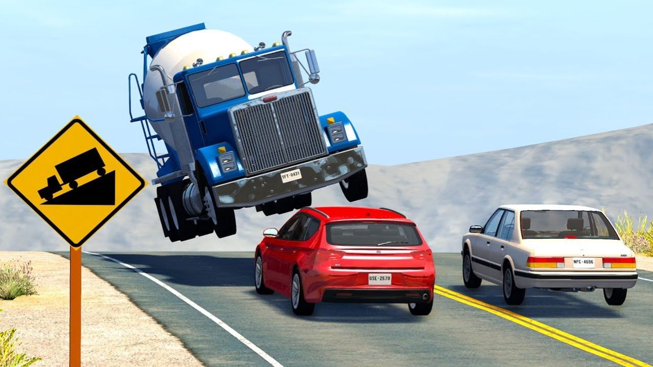 МАШИНКИ БЕЗУМНЫЕ аварии на высокой скорости 🎮 машины тачки авто гонки игровой мультик про машинки