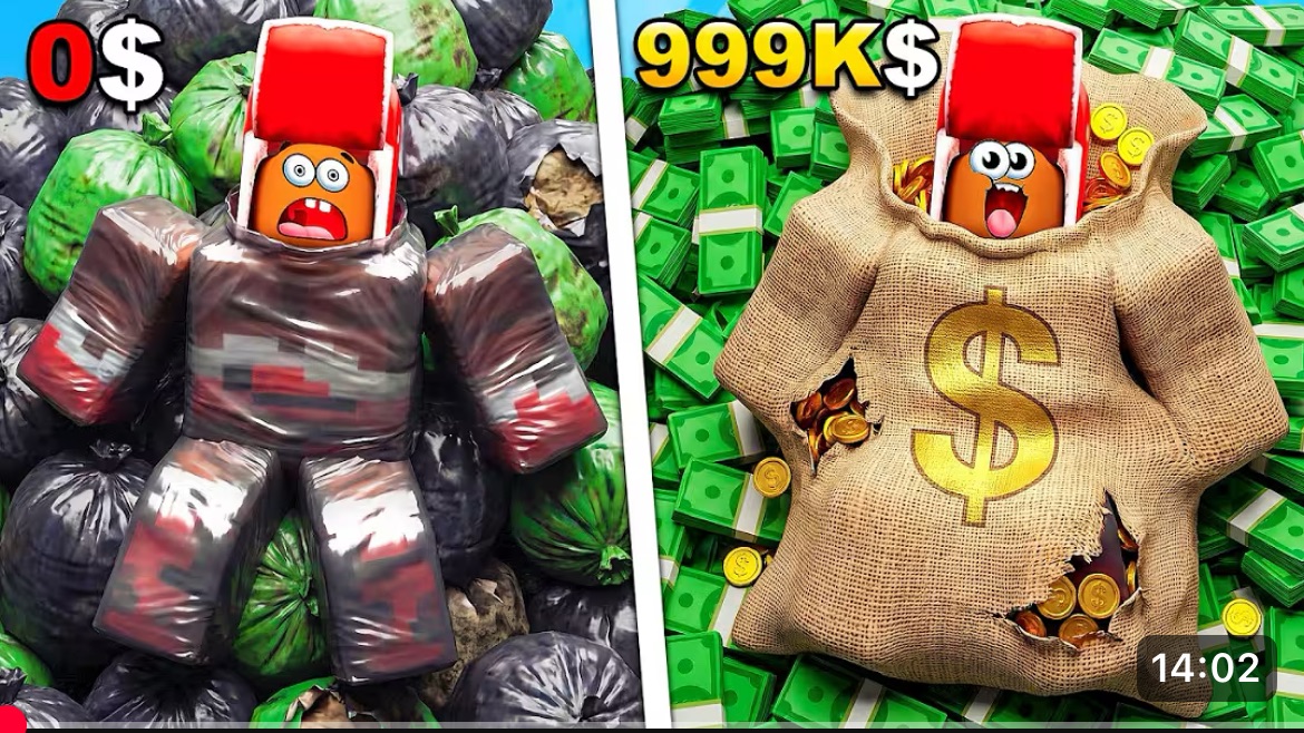 МОЙ ДРУГ БЫЛ БЕДНЯКОМ!😱ПУТЬ ДО МИЛЛИАРДЕРА В РОБЛОКС!
