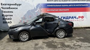 Обзор перед разбором Toyota Corolla