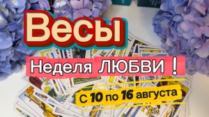 ВЕСЫ _ПОВЕЗЕТ КАЖДОМУ💕с 10 по 16 августа ‼️ #гадание #таро #раскладтаро