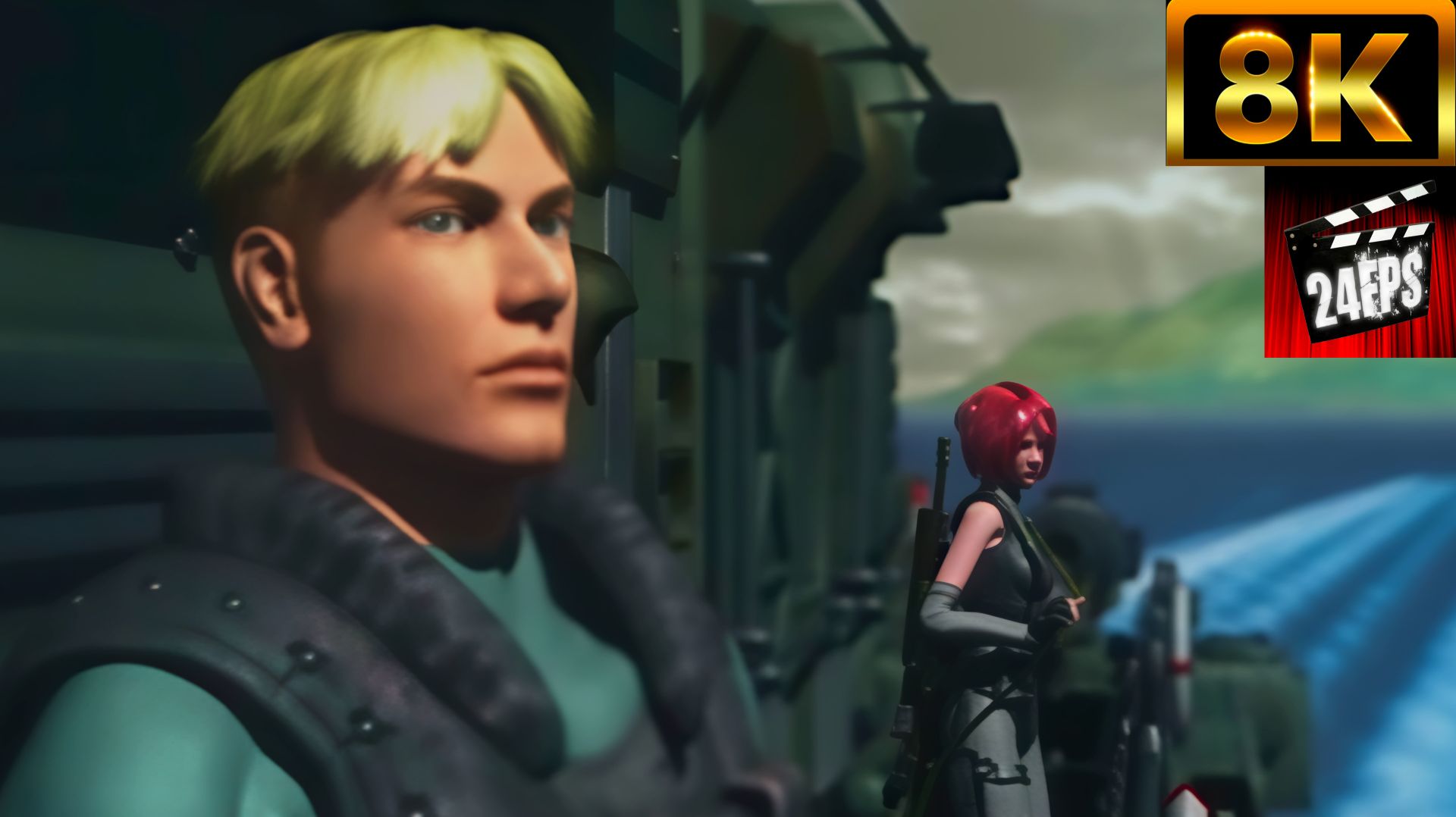 Dino Crisis 2 (2000) - Вступление (Улучшенное качества до 8K)