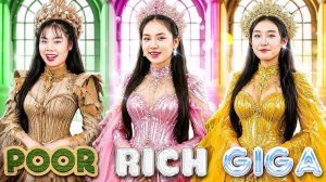 Бедная Vs Богатой Vs Невероятно Богатой Девушки На Балу! Кто Из Них Лучшая Принцесса#