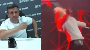 Творческий припадок. Шаман дрыгался орал и грохнулся на сцене