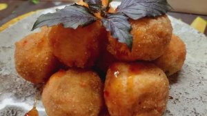 Кто любит крабовые палочки Вам сюда! Крабовые шарики во фритюре!🍪🍪🍪