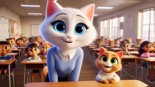 Котенок превращается в пчелиного монстра #ai #catai #aicat #viralvideo #videoai #kitt