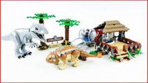 LEGO Jurassic World 75941 Индоминус Рекс против Анкилозавра: скоростная сборка