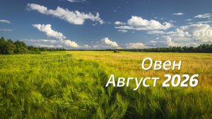 Овен Август 2026