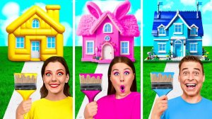 Домики Одного Цвета Челлендж # Смешные Моменты от DaGaDa Challenge