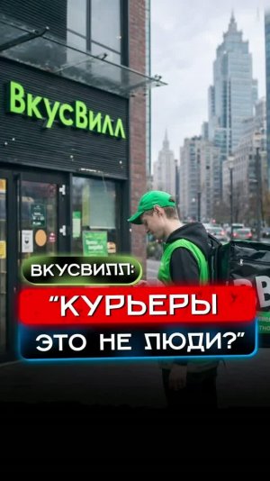 Курьеры - это не люди?