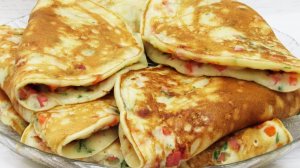 Вкусный ЗАВТРАК для семьи Готовлю на завтрак из 0.5 кефира и что найду в холодильнике