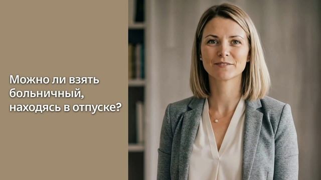 Можно ли взять больничный, находясь в отпуске?