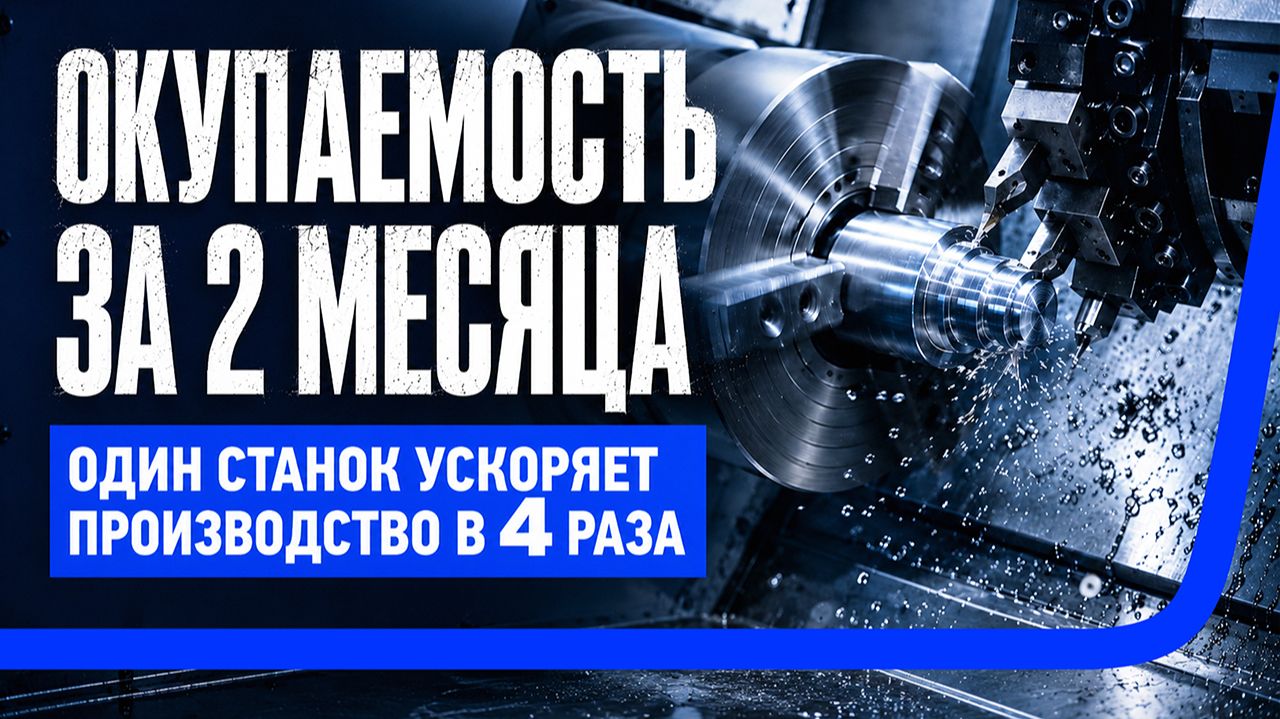 Окупаемость за 2 месяца и ловушки экономии: как запустить станок с ЧПУ и не уйти в минус