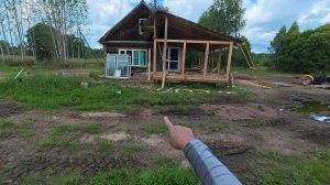 Купил заброшенный дом в деревне ! Какой делать пол ! Доски закончились! №135