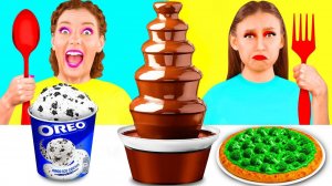 Шоколадный Фонтан Челлендж # Потрясающие Рецепты с Едой от Fun Teen