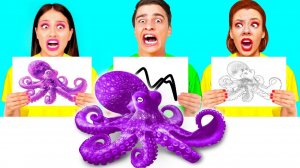 Кто Хуже Нарисует, тот это Съест Челлендж # Война Пранков от Ideas4Fun Challenge