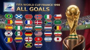 ⚽ ВСЕ ГОЛЫ ЧМ-1998 | ЧЕМПИОНАТ МИРА ПО ФУТБОЛУ