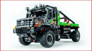 LEGO Technic 42129 Грузовик Mercedes-Benz Zetros: скоростная сборка