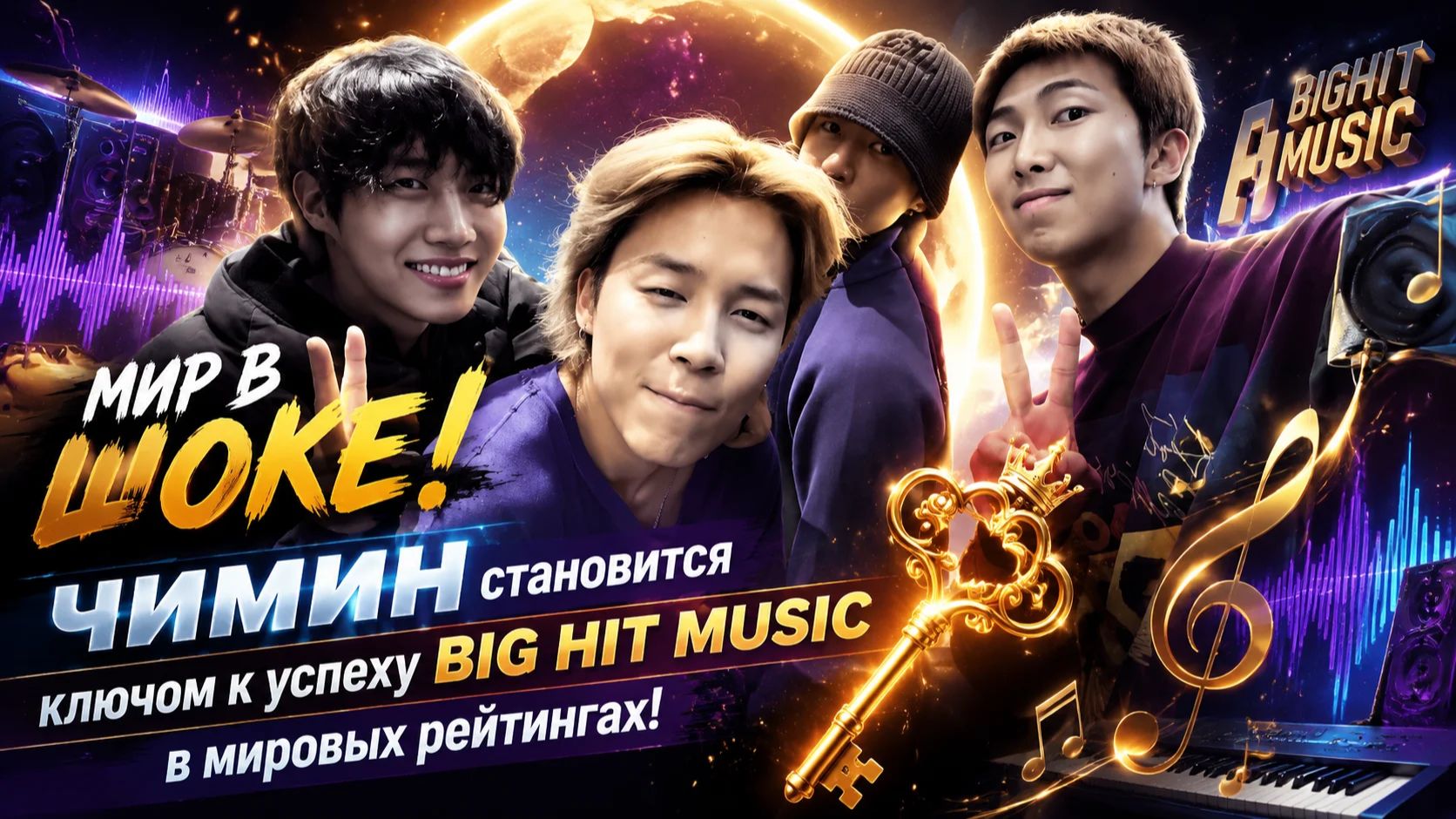 BIG HIT MUSIC поднялись на второе место благодаря коллективной силе: BTS ...