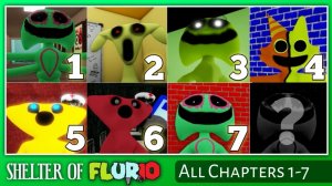 SHELTER OF FLURIO ВСЕ ГЛАВЫ (1,2,3,4,5,6,7) Полный геймплей - Mascot Horror Roblox