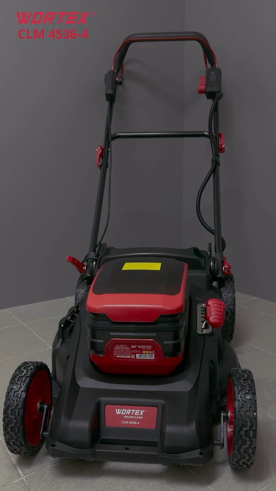 Аккумуляторная газонокосилка WORTEX CLM 4536–4