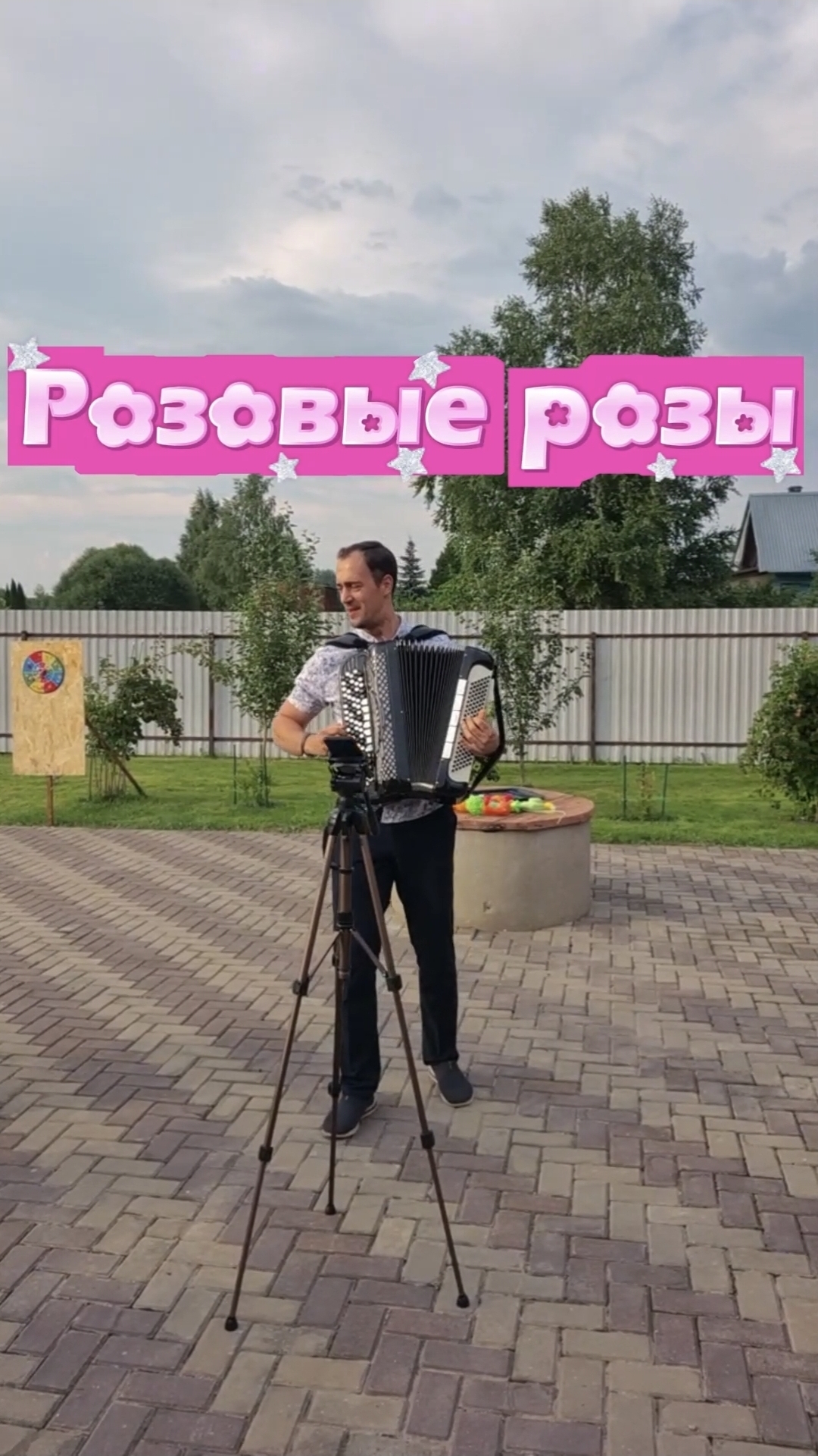 Розовые розы