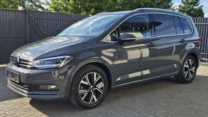 VW Touran 2023! 1.5 TSI 150 hp DSG7 DQ200 FWD. Webasto, камера, подогревы, фаркоп, массаж, R17, АСС.