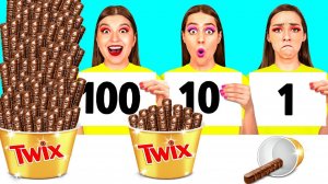 100 Слоев Еды Челлендж # Фантастические Лайфхаки с Едой от DoDo Challenge