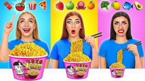 Эмоджи Челлендж # Большая, средняя и маленькая еда от Multi DO Challenge