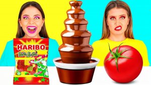 Шоколадный Фонтан Челлендж # Кухонные Лайфхаки и Хитрости от TeenTeam Challenge