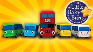 Десять маленьких автобусов — из песни Wheels On The Bus | Детские стишки