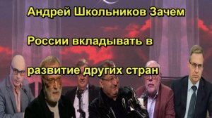Андрей Школьников Зачем России вкладывать в развитие других стран