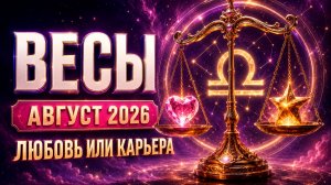 ♎ Весы — Гороскоп на август 2026 года