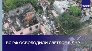 ВС РФ освободили Светлое в ДНР