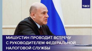 Мишустин проводит встречу с руководителем Федеральной налоговой службы