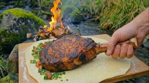 Всё пошло не так: мясо в тесте у костра