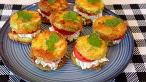 Кабачковый Бутерброд / Быстро Просто и Вкусно /
