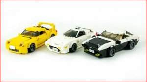 Сборка моделей Initial D от CaDA: Mazda и Toyota