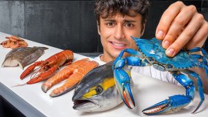Я подготовил все самые известные морепродукты и приготовил их