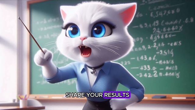 Котёнок издевался над учителем!#кот #aicat #viralvideo #videoai #котенок #мультфильм