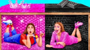 Секретный Домик Под Кроватью # Богатая vs Бедная Челлендж