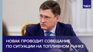 Новак проводит совещание по ситуации на топливном рынке
