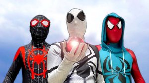 Команда Человека-паука против Джокера. Spider-man team Vs Joker. Nerf битва, паркур.